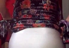 Teasing you with curvy body piercing milf boobs babe