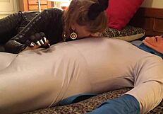 cock sucking catgranny blows batman in cosplay