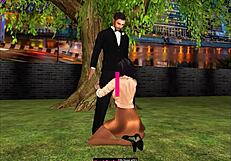 Sweet Appetizer Featuring Cartoon Characters In A Fun Scenario