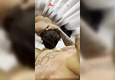 New girl is very hot and I fuck her like crazy and kiss with cum on her mouth it is very good.