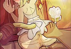 damn, neko loop 18 hentai gets wild with furry indian doggystyle action!