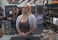 i watched this blonde with big tits and ass get nailed so good in pov