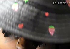 sloppy sucking scene with a big black cock