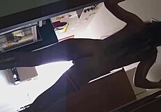 i totally messed up dancing naked in the hotel corridors, showing off my small waist and shaking ass