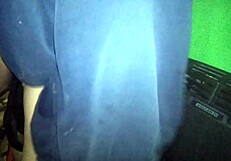 I tear thong and fuck her in kitchen