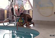 Black4k Huge Dick Makes White Chick Horny!