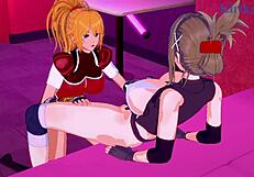 I'm Chitose Kisaragi in intense futanari sex with Excellen Browning