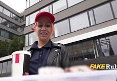 damn, barista takes my cock to say sorry