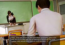 Academy 190 in anime hentai game style