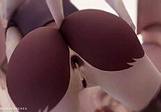 loona clothed alt getting wild in hentai anal fun 😈