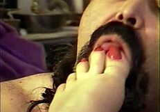 cailleach mara gets foot worship fuck footjob and squirt