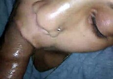 Sexy Latina Cleaning Lady Deepthroats My Cock Before Wife Arrives