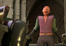 yo, check this busty elf dominating in 3d fight animation