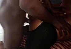 blonde amateur delivers homemade blowjob leading to cumshot