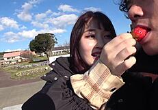 Can You Handle These Big Asian Tits in a Wild Blowjob Creampie?