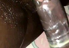 Ebony Babe with Big Clit Gets Fucked by Ex Pal
