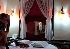 brazilian redhead tempts with her naughty charm