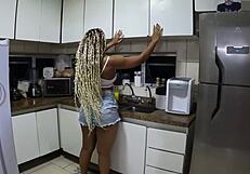 Bastidores De Sophie Stephan in Wild Latina Anal Group Photoshoot. Black and Wet Action!