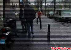 Dutch hooker gets pussy licked in threesome and facial 😏