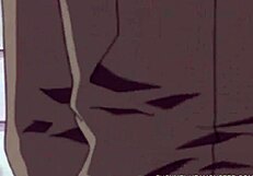 Lezdom BDSM ass beading on restrained petite teen