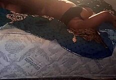 i'm alone at the studio with this bad slut