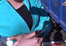 skinny brunette 18yo girl with small tits enjoys huge black cock