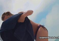 can you believe the big tit milf neighbor is sucking me off in pov?