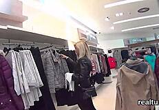 Gorgeous Czech Cutie Sucks Cock In Supermarket POV Seduction