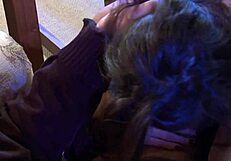 Young brunette teen slut offers blowjob and pussy during web chat