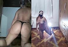 Homemade anal with toys and lingerie hints at more.