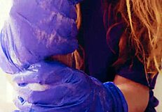 ASMR Masturbation in Gloves with Loads of Cum