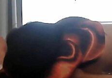 Passionate brunette feels big cock in missionary