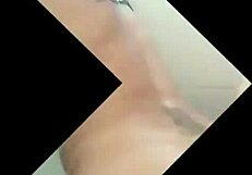 latina with tattoos takes monster cock anal creampie under the shower