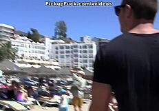 i picked up a girl at the cafe for wild action