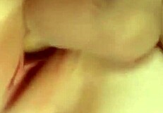 I'm fuckin' her shaved pussy with my hard cock from POV