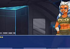 Star Wars cosplay bang with alien girls!