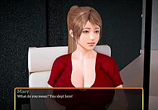 milf with big tits gets pussy licked in subtle family scene