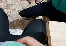 Have you jerked off to your stepmom cooking dinner and making her cum?