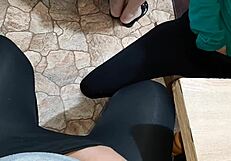 Have you jerked off to your stepmom cooking dinner and making her cum?