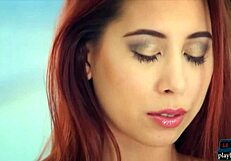 Big Boobs Czech Redhead Paula Shy Strips Fully Naked