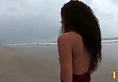 i arrived in mongaguá sp and the teen did the public outdoor sex on the beach with the guys manoella fernandes jhonny gab joao o safado