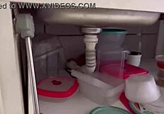 Neighbor calls for sink repair, leads to intimate encounter