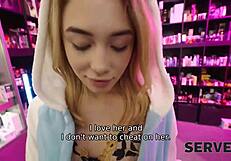 Serve4k Sex Shop Service with Seductive Czech Teen in POV