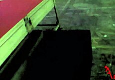 Blonde Zenda and Redhead Blondie Grope Pussies in Public Outdoor Lesbian Sex Scene