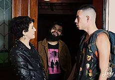 Teen brunette gets pounded doggystyle by brother-in-law in hairy Brazilian cuckold scene.