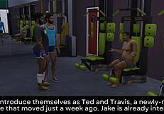 Owen and Jake Fuck New Neighbor Couple in Sims