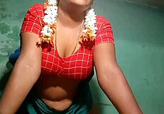 indian teacher gets a lovely cumshot in bathroom! 😍