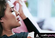 Obsessed College Babe Wants Rough Fucking With Stepsister's Girlfriend In Exchange For Keeping Her Secret!