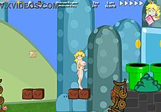 peach's untold tale unfolds with big tits in world 1-1 2