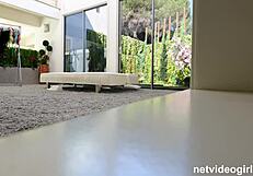 perfect body amateur shines in casting interview with big tits and small waist performance.